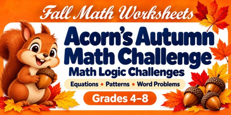 Acorn's Autumn Math Challenge