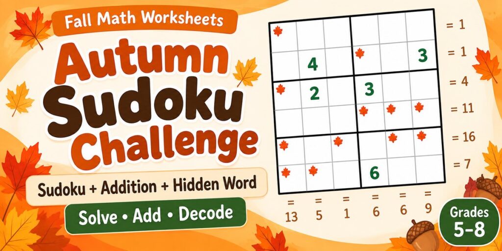 Autumn Sudoku: Addition
